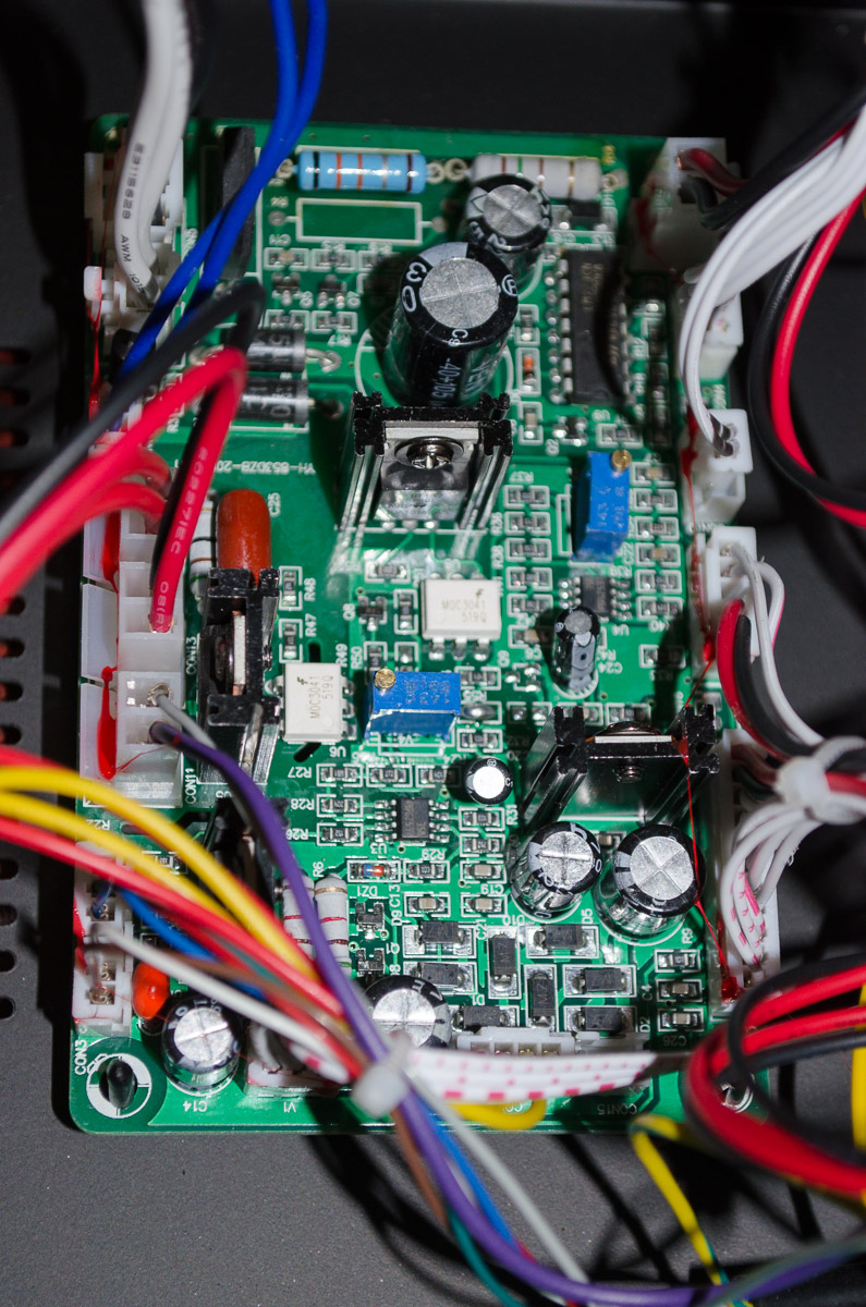 WEP 853D soldering station mid-section PCB