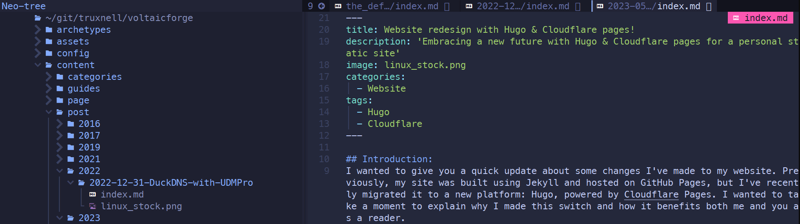 Featured image of post Website redesign with Hugo & Cloudflare pages!